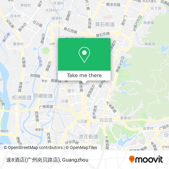 速8酒店(广州岗贝路店) map