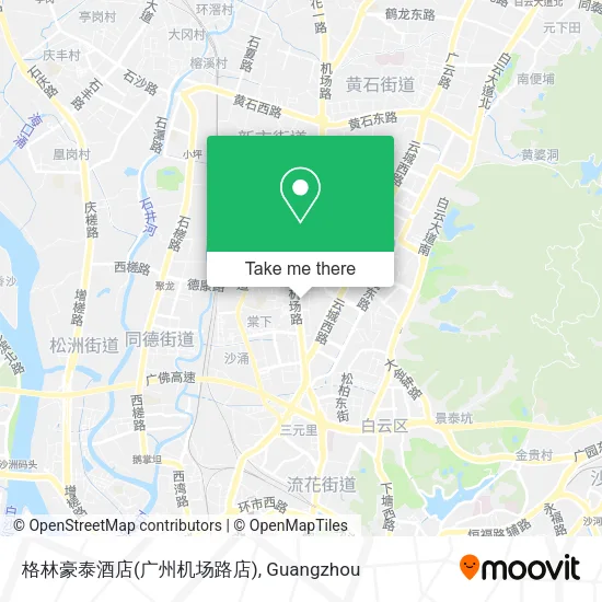 格林豪泰酒店(广州机场路店) map