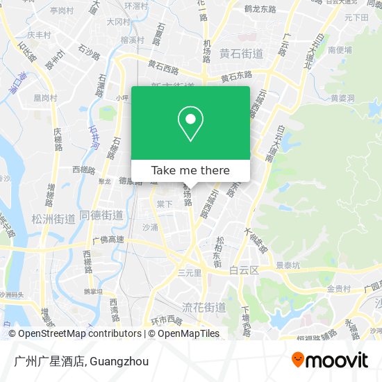 广州广星酒店 map