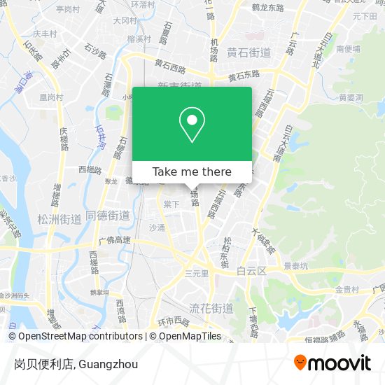 岗贝便利店 map