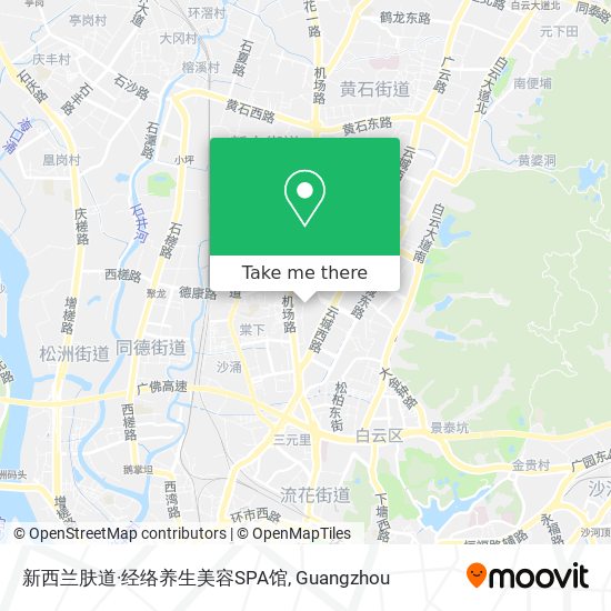 新西兰肤道·经络养生美容SPA馆 map