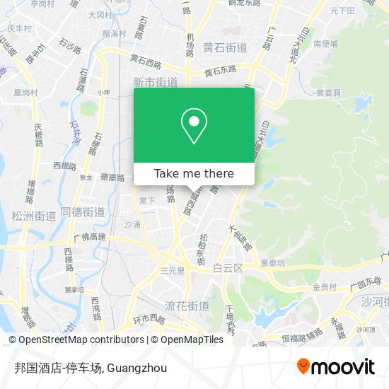 邦国酒店-停车场 map