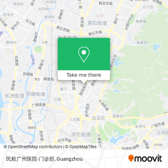 民航广州医院-门诊部 map