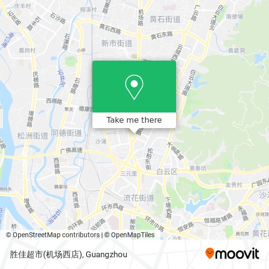 胜佳超市(机场西店) map