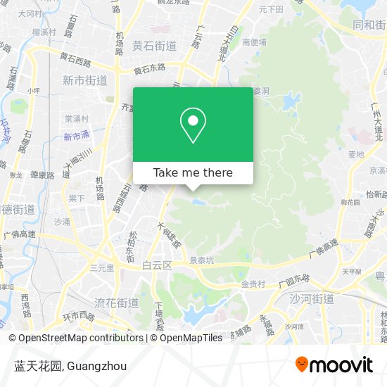 蓝天花园 map