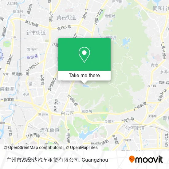 广州市易燊达汽车租赁有限公司 map