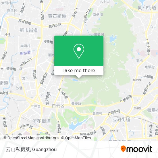 云山私房菜 map