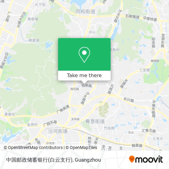 中国邮政储蓄银行(白云支行) map