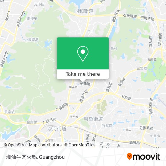潮汕牛肉火锅 map