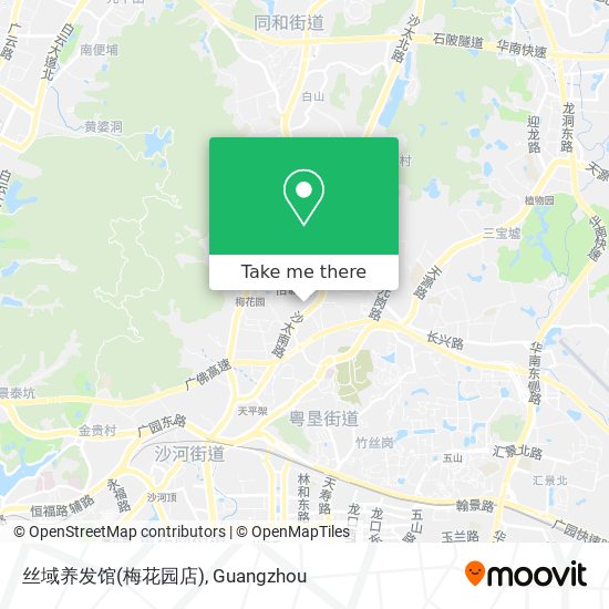 丝域养发馆(梅花园店) map