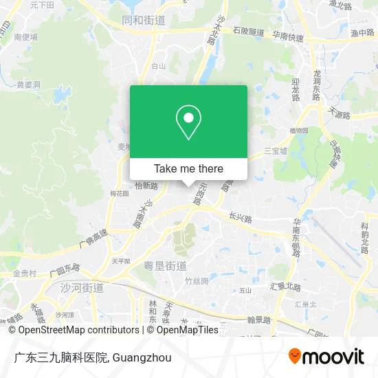 广东三九脑科医院 map