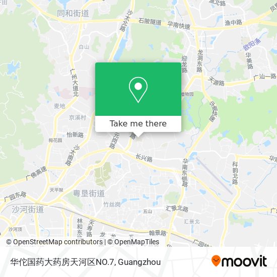 华佗国药大药房天河区NO.7 map