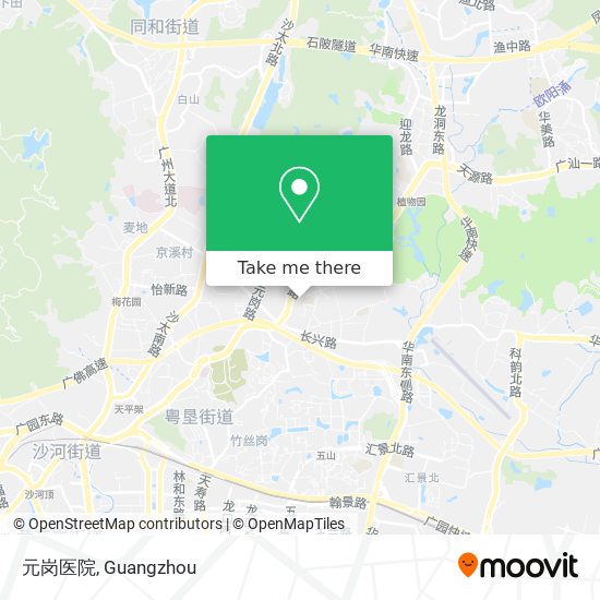 元岗医院 map