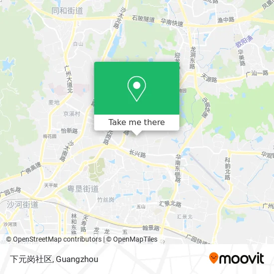 下元岗社区 map