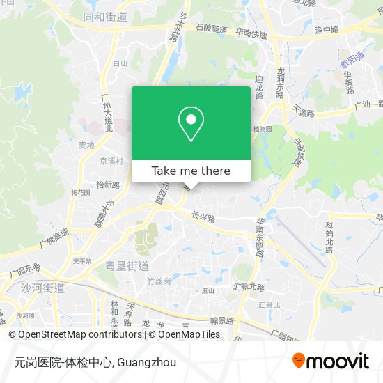 元岗医院-体检中心 map