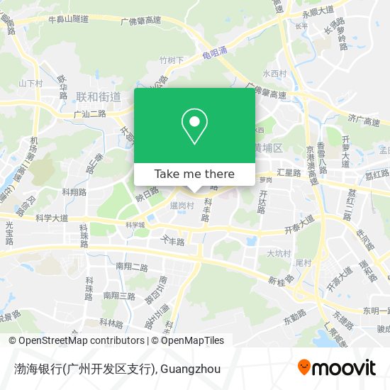 渤海银行(广州开发区支行) map