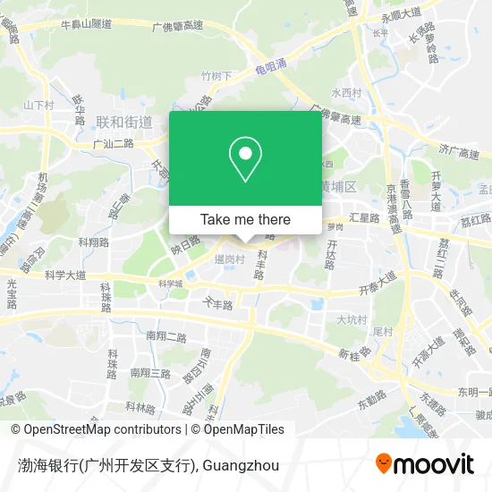 渤海银行(广州开发区支行) map