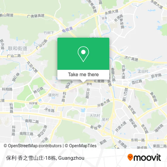 保利·香之雪山庄-18栋 map