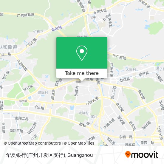 华夏银行(广州开发区支行) map