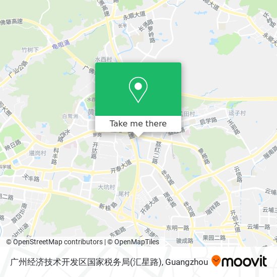 广州经济技术开发区国家税务局(汇星路) map