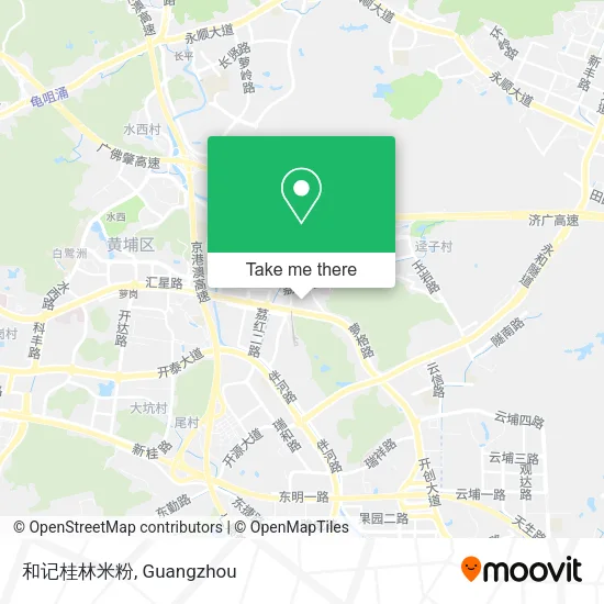 和记桂林米粉 map