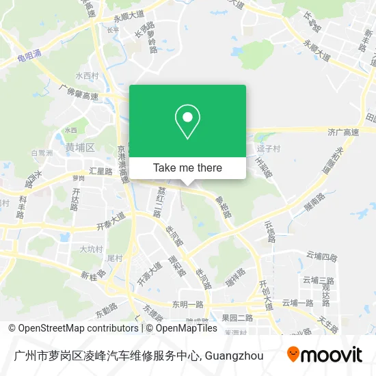 广州市萝岗区凌峰汽车维修服务中心 map