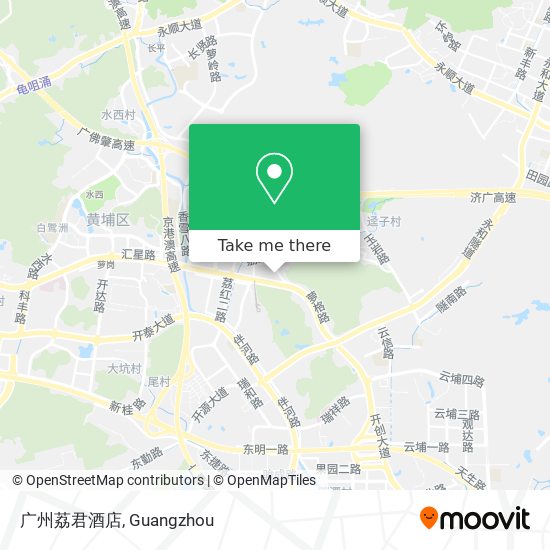 广州荔君酒店 map
