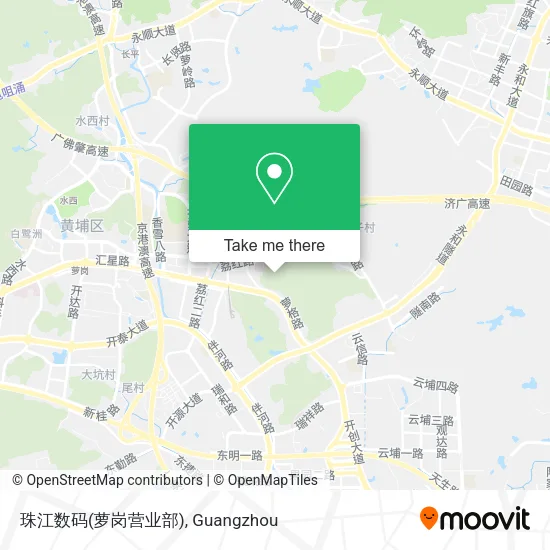 珠江数码(萝岗营业部) map