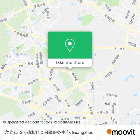 萝岗街道劳动和社会保障服务中心 map