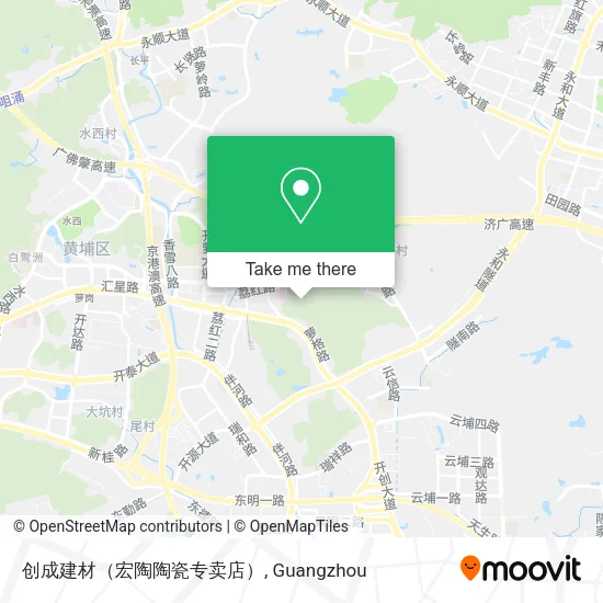 创成建材（宏陶陶瓷专卖店） map