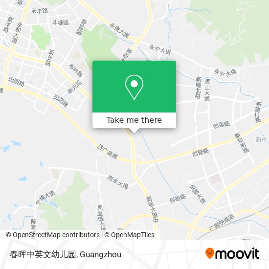 春晖中英文幼儿园 map