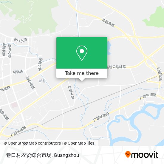 巷口村农贸综合市场 map