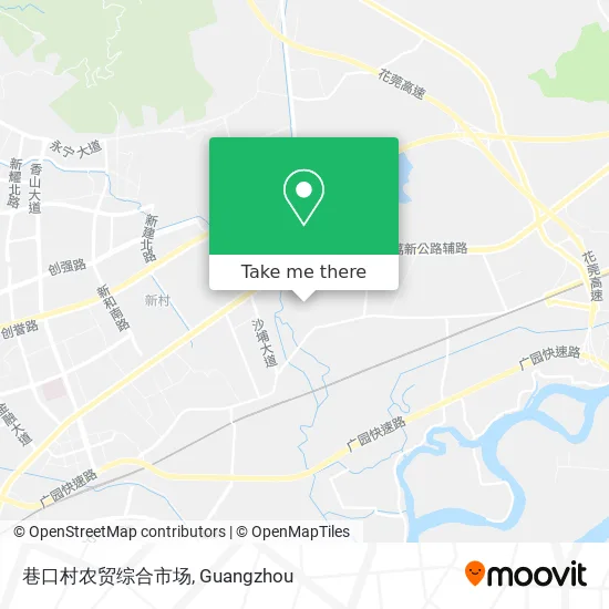 巷口村农贸综合市场 map