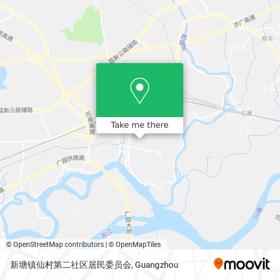 新塘镇仙村第二社区居民委员会 map