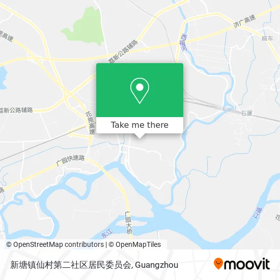 新塘镇仙村第二社区居民委员会 map