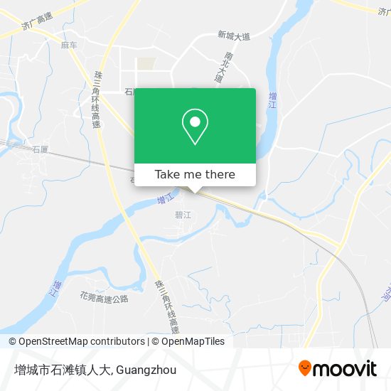 增城市石滩镇人大 map