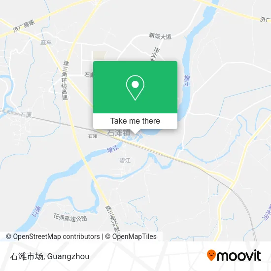 石滩市场 map
