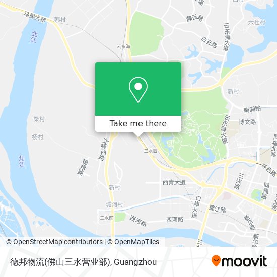 德邦物流(佛山三水营业部) map