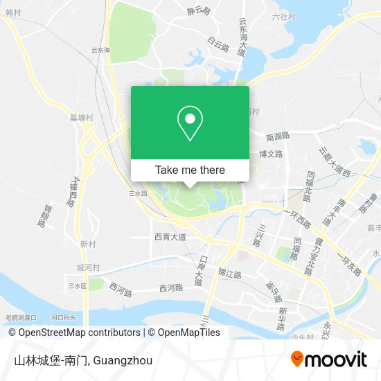 山林城堡-南门 map