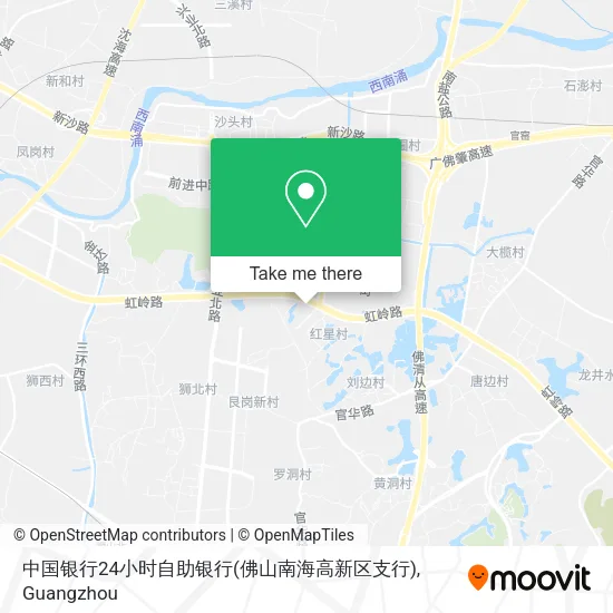 中国银行24小时自助银行(佛山南海高新区支行) map