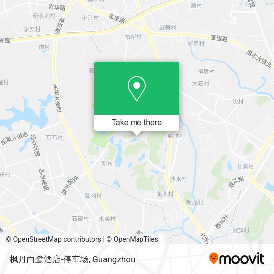 枫丹白鹭酒店-停车场 map