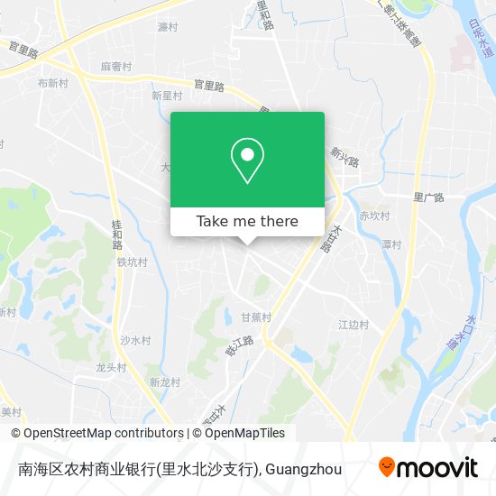 南海区农村商业银行(里水北沙支行) map