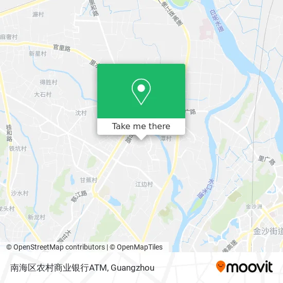 南海区农村商业银行ATM map