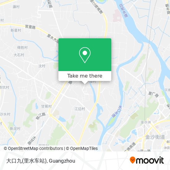大口九(里水车站) map