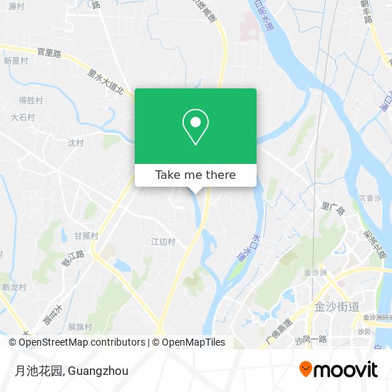 月池花园 map