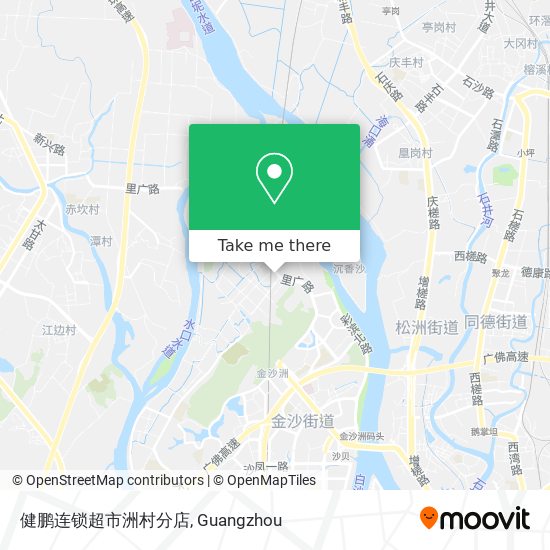 健鹏连锁超市洲村分店 map