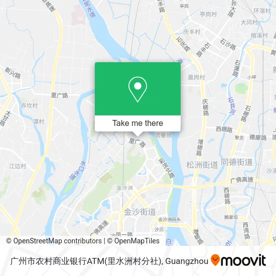 广州市农村商业银行ATM(里水洲村分社) map
