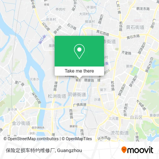 保险定损车特约维修厂 map
