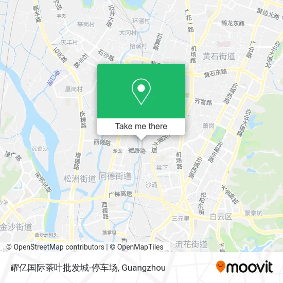 耀亿国际茶叶批发城-停车场 map
