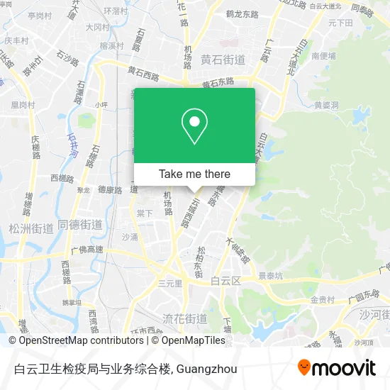 白云卫生检疫局与业务综合楼 map